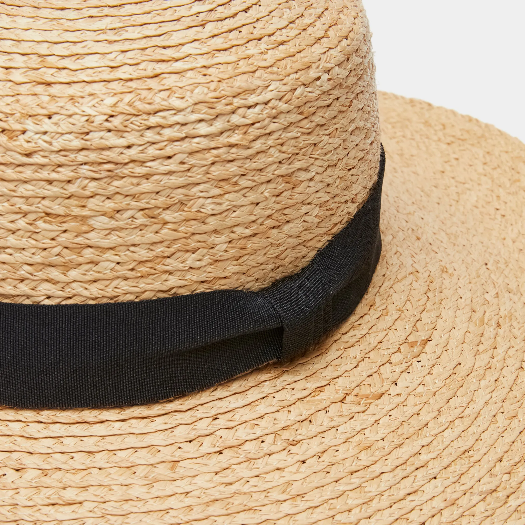 Straw Wide Brimmed Sun Hat