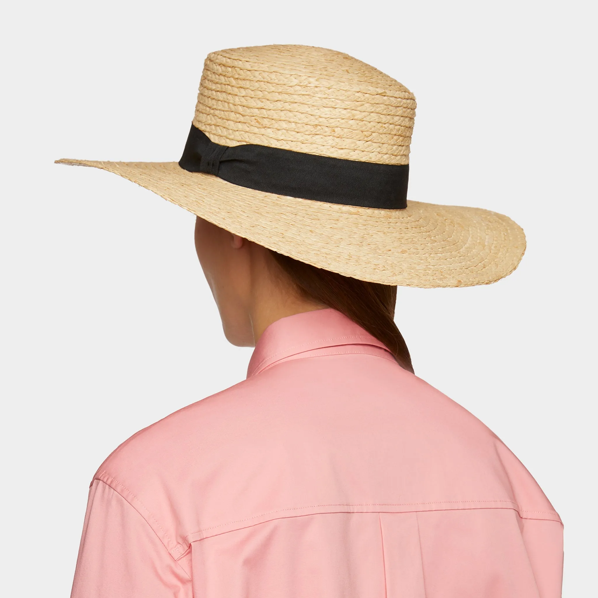 Straw Wide Brimmed Sun Hat