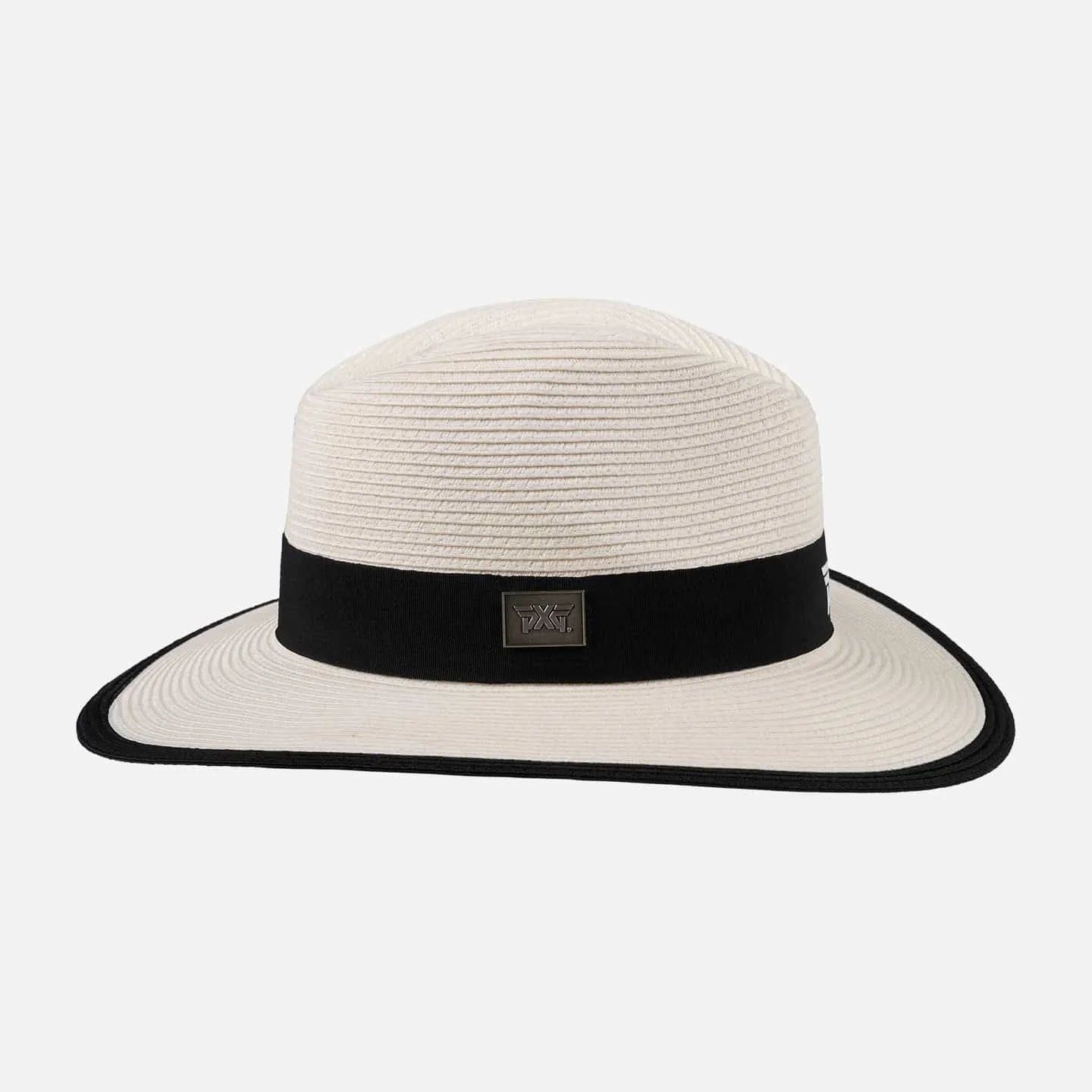 Striped Brim Fedora Hat