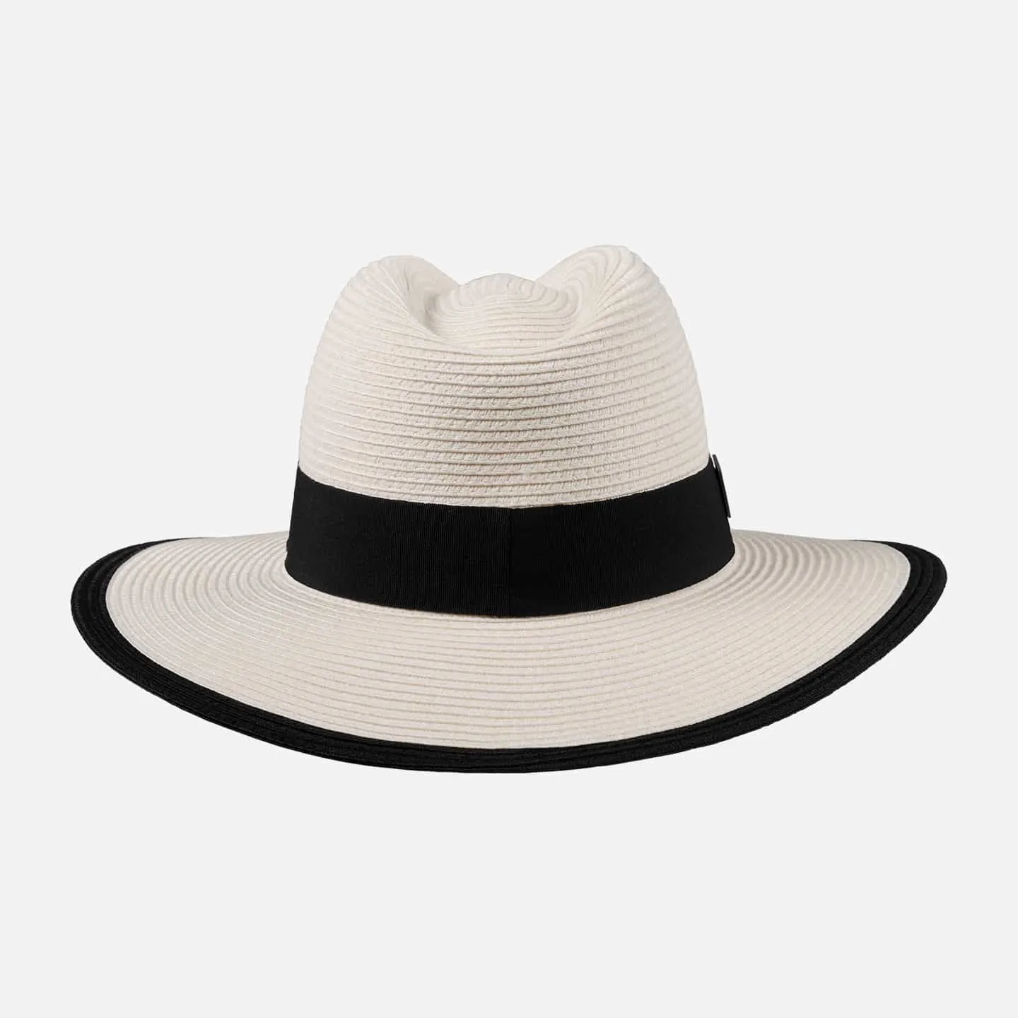 Striped Brim Fedora Hat