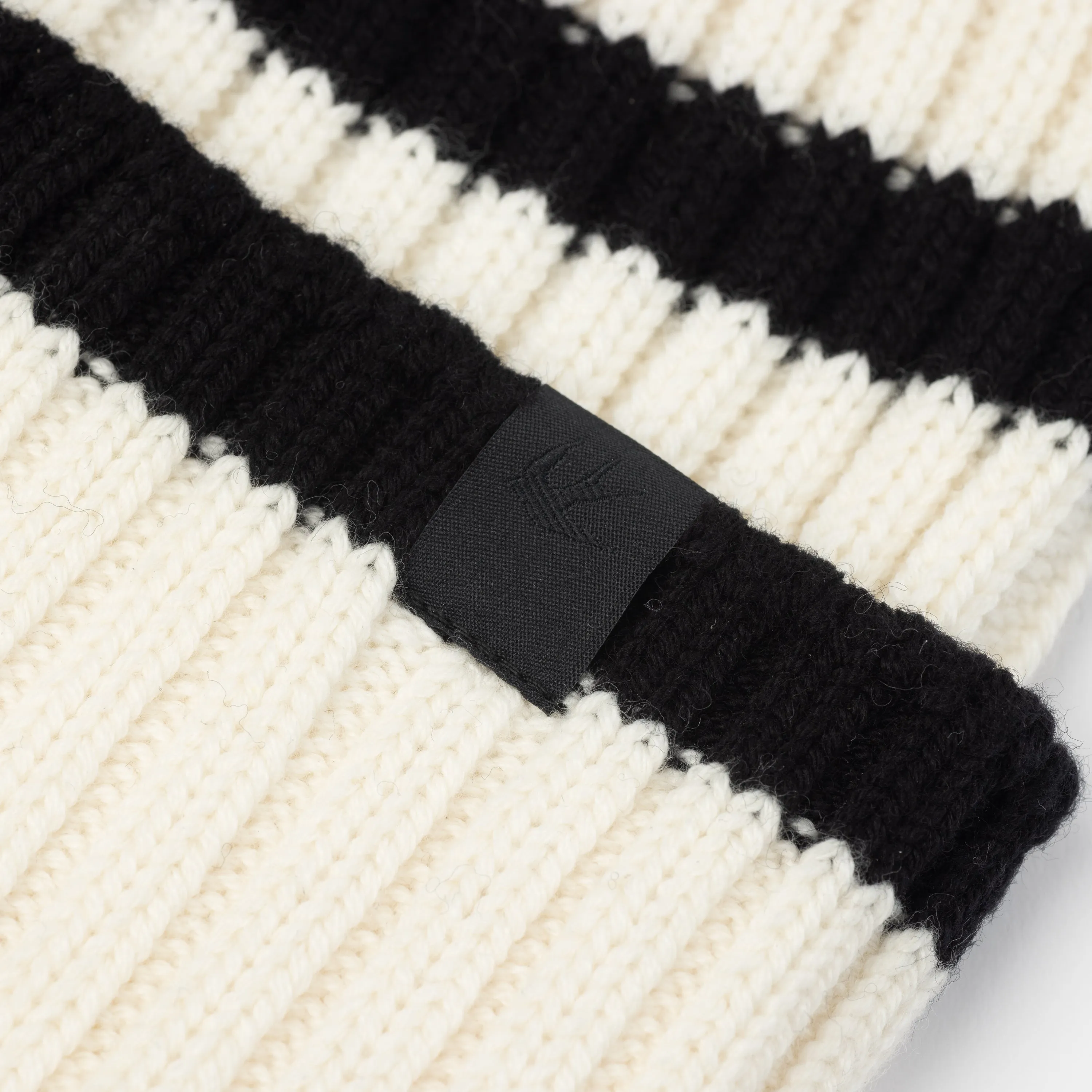 Striped Rib Beanie