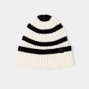 Striped Rib Beanie