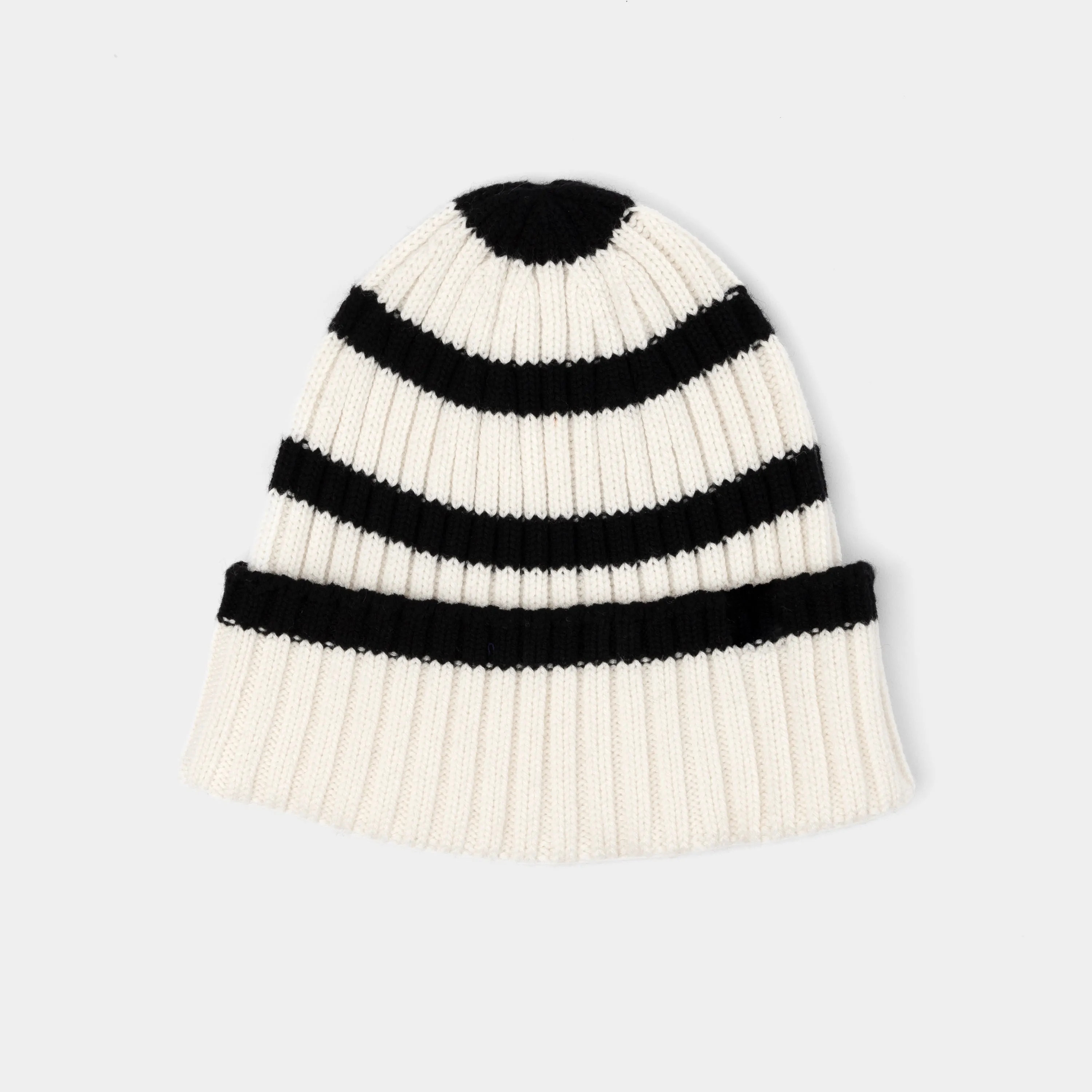 Striped Rib Beanie