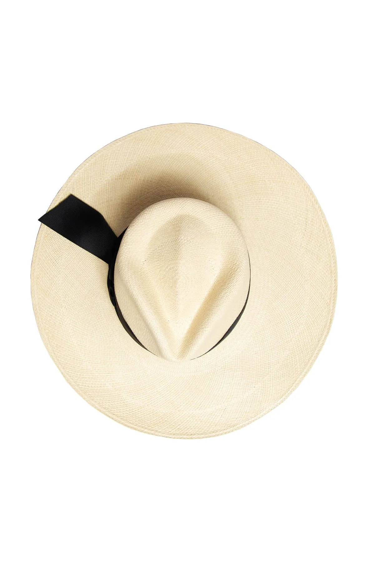 White Diamond Toquilla Straw Hat