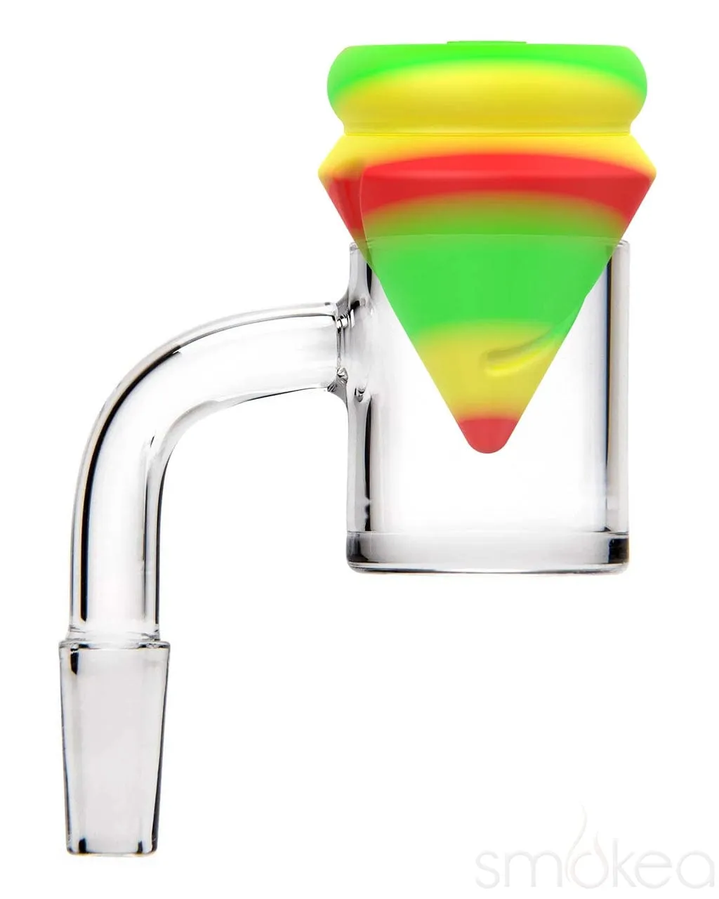 White Rhino Silicone Diamond Spinner Jar Carb Cap w/ Terp Ball