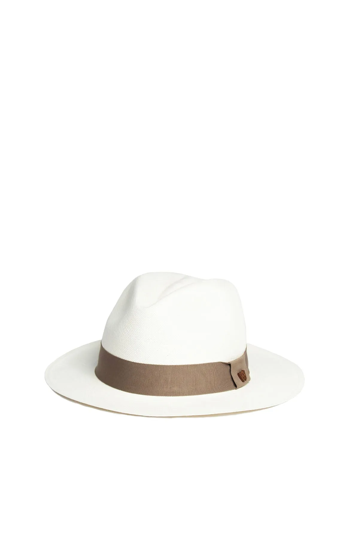 White Woven Panama Hat