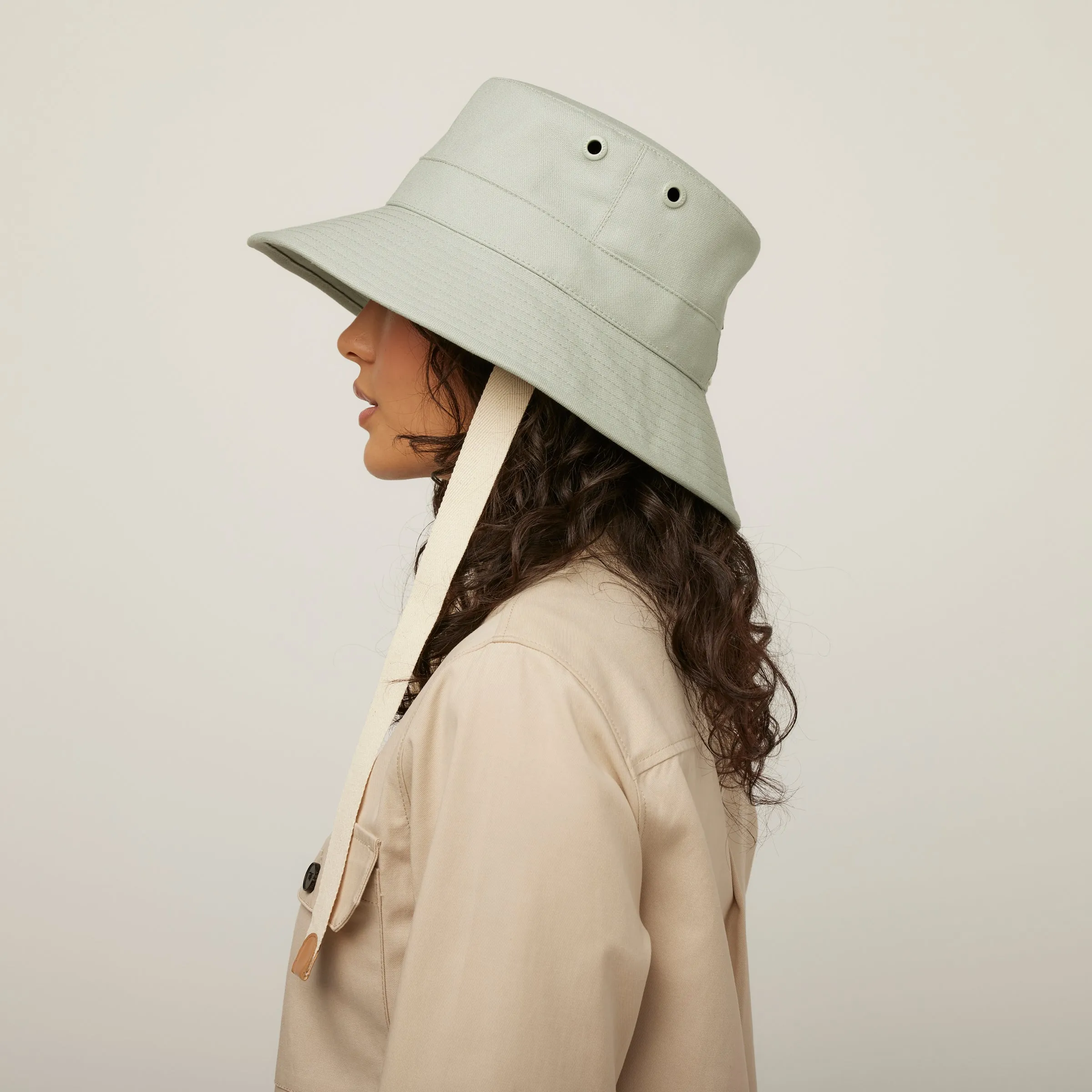 Wide Brim Canvas Sun Hat