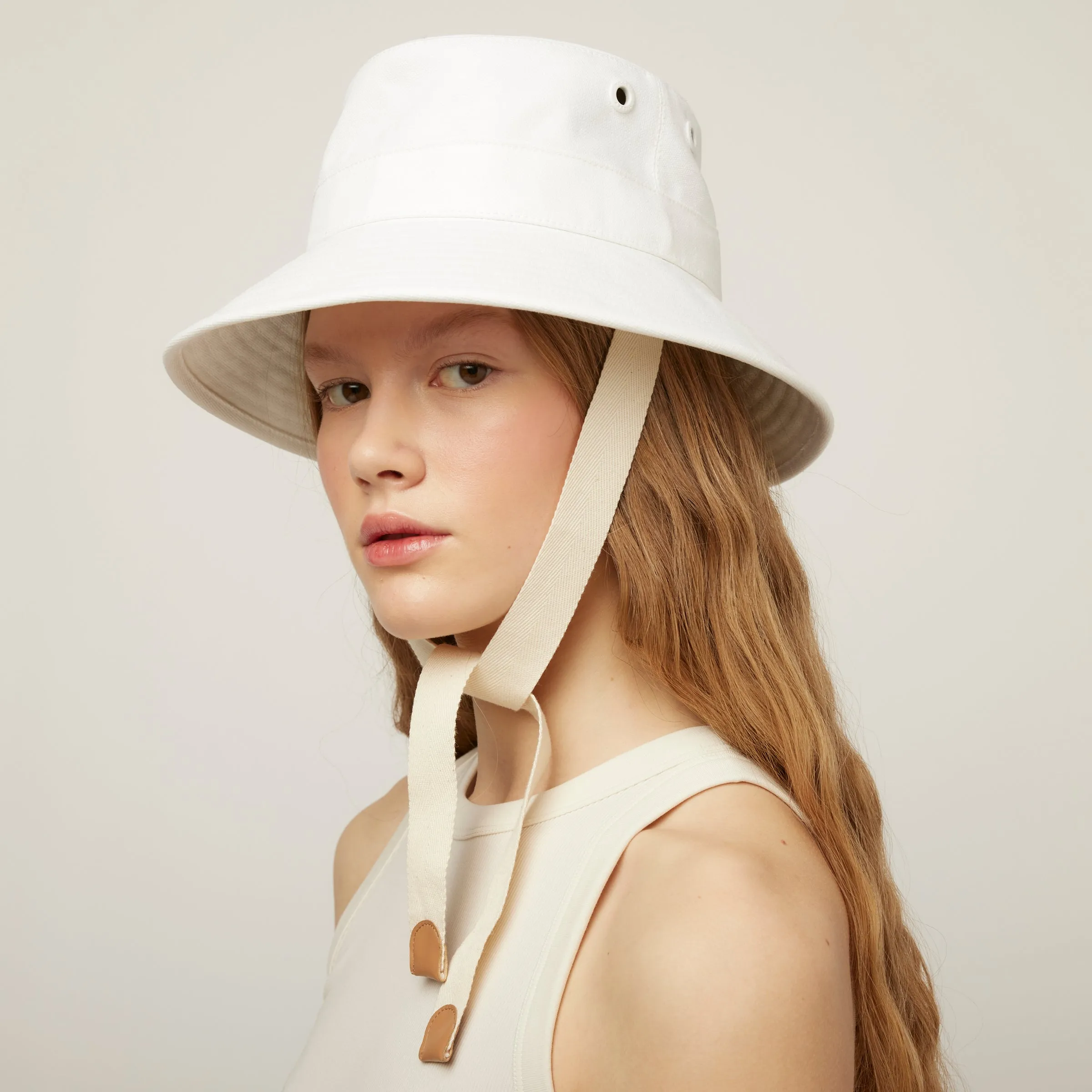 Wide Brim Canvas Sun Hat