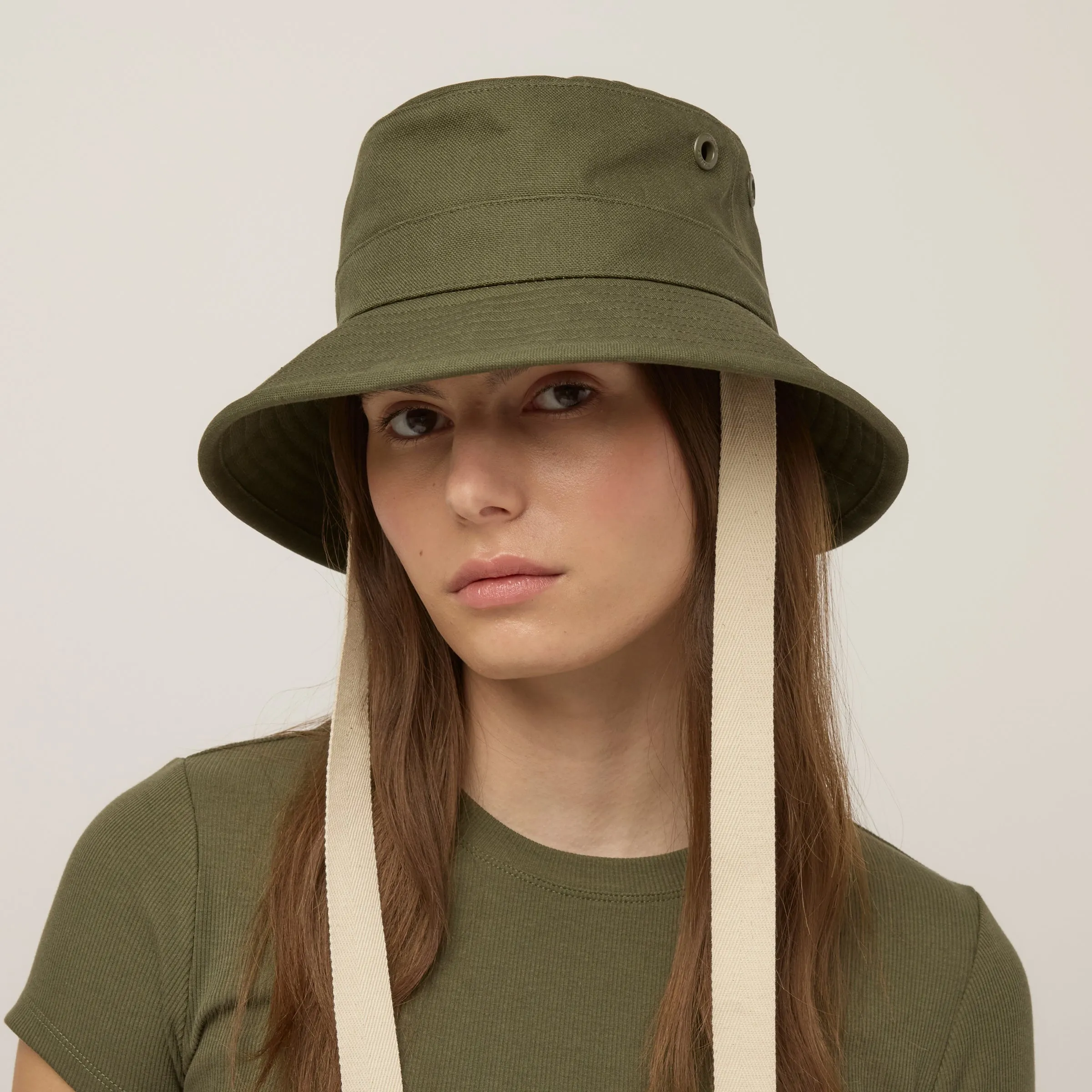 Wide Brim Canvas Sun Hat