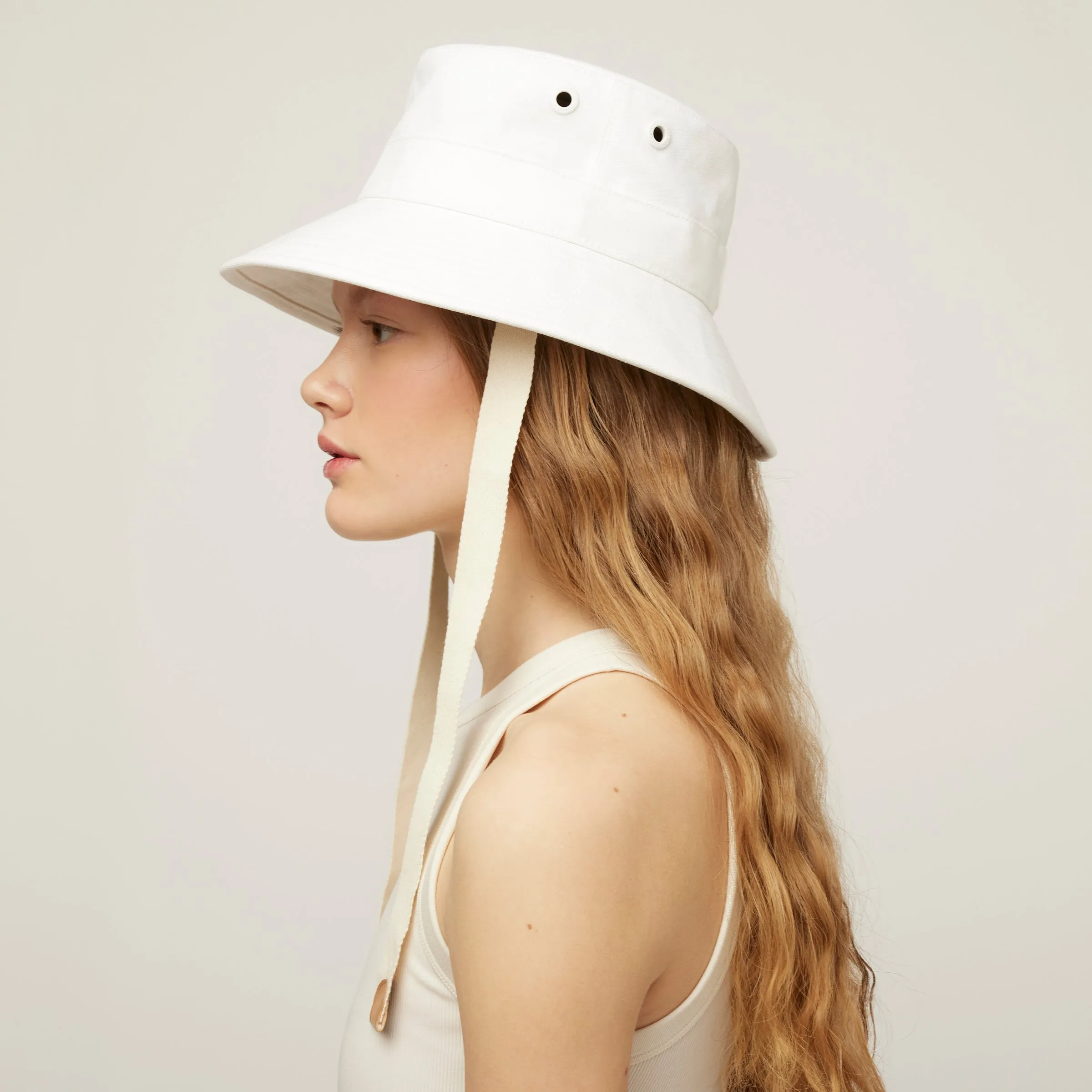 Wide Brim Canvas Sun Hat